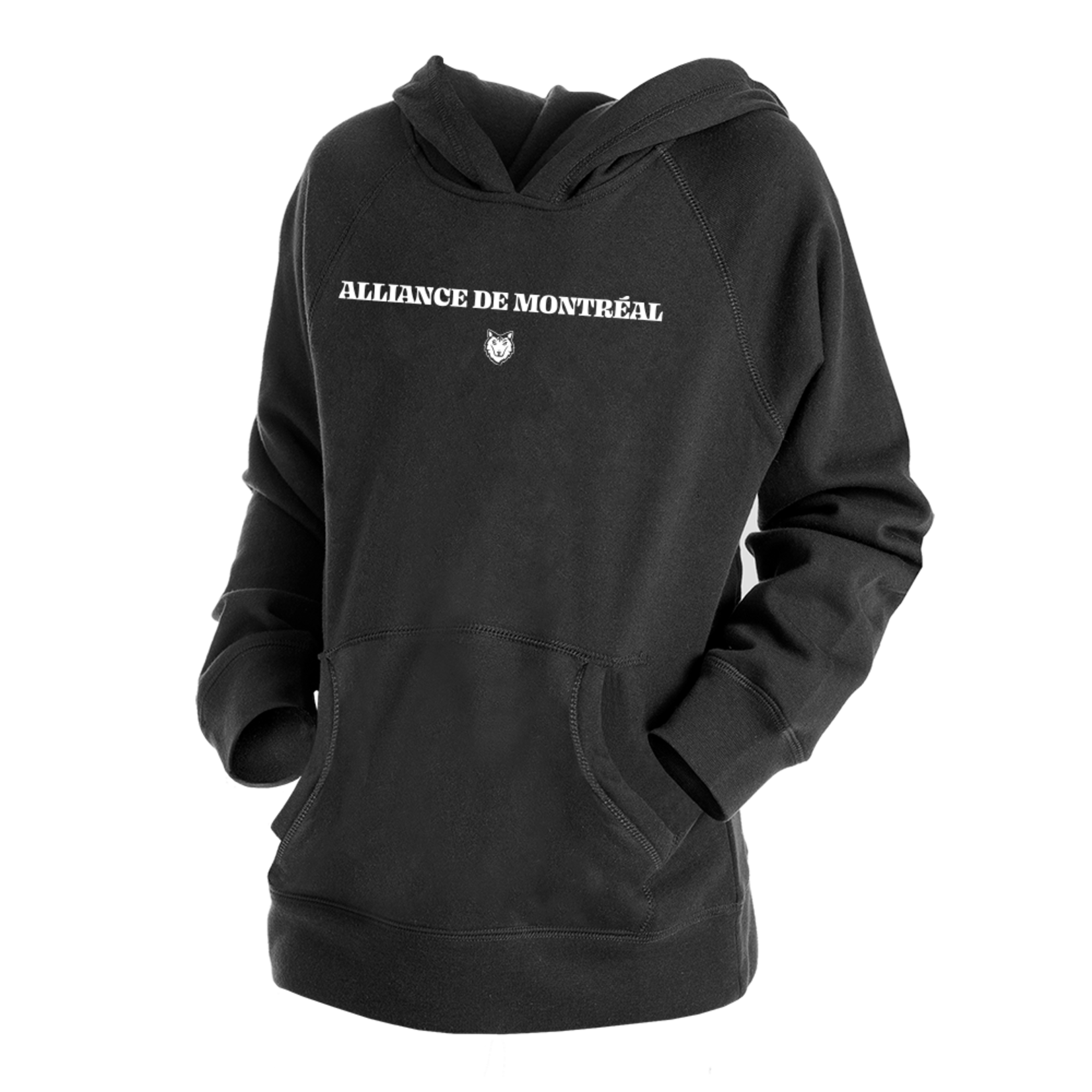 Montréal Alliance "Deviens un Allié" Graphic Hoodie Youth - Black
