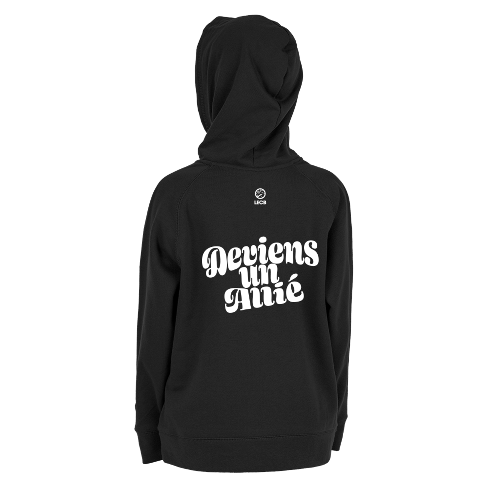 Montréal Alliance "Deviens un Allié" Graphic Hoodie Youth - Black