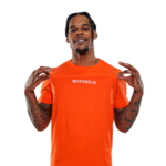 T-shirt avec graphique vertical de l'Alliance de Montréal - Orange