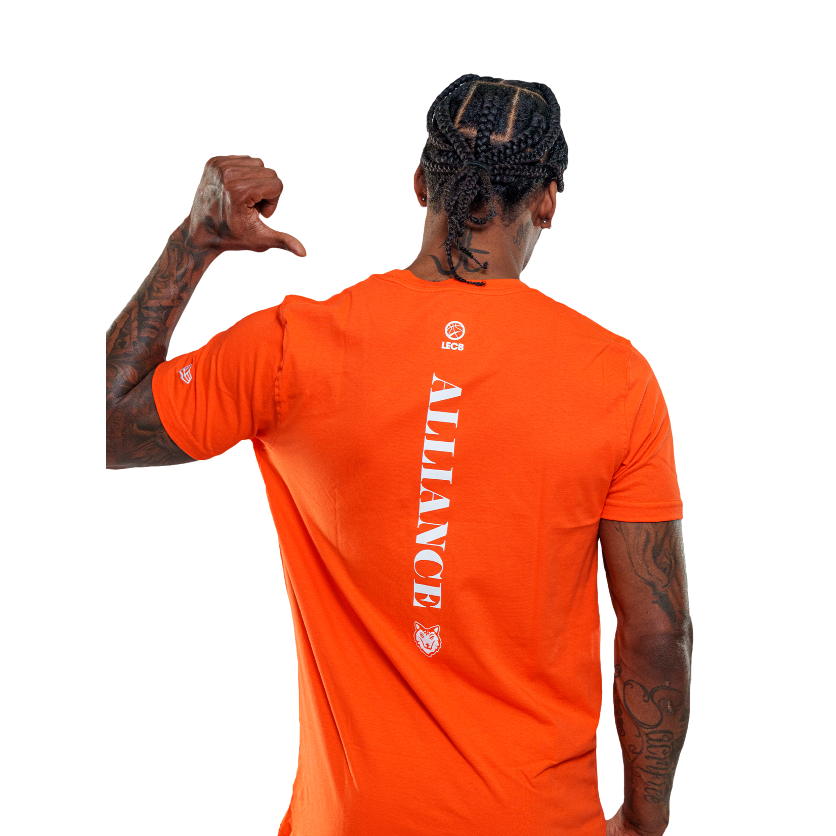 Montréal Alliance Vertical Graphic Tee - Orange