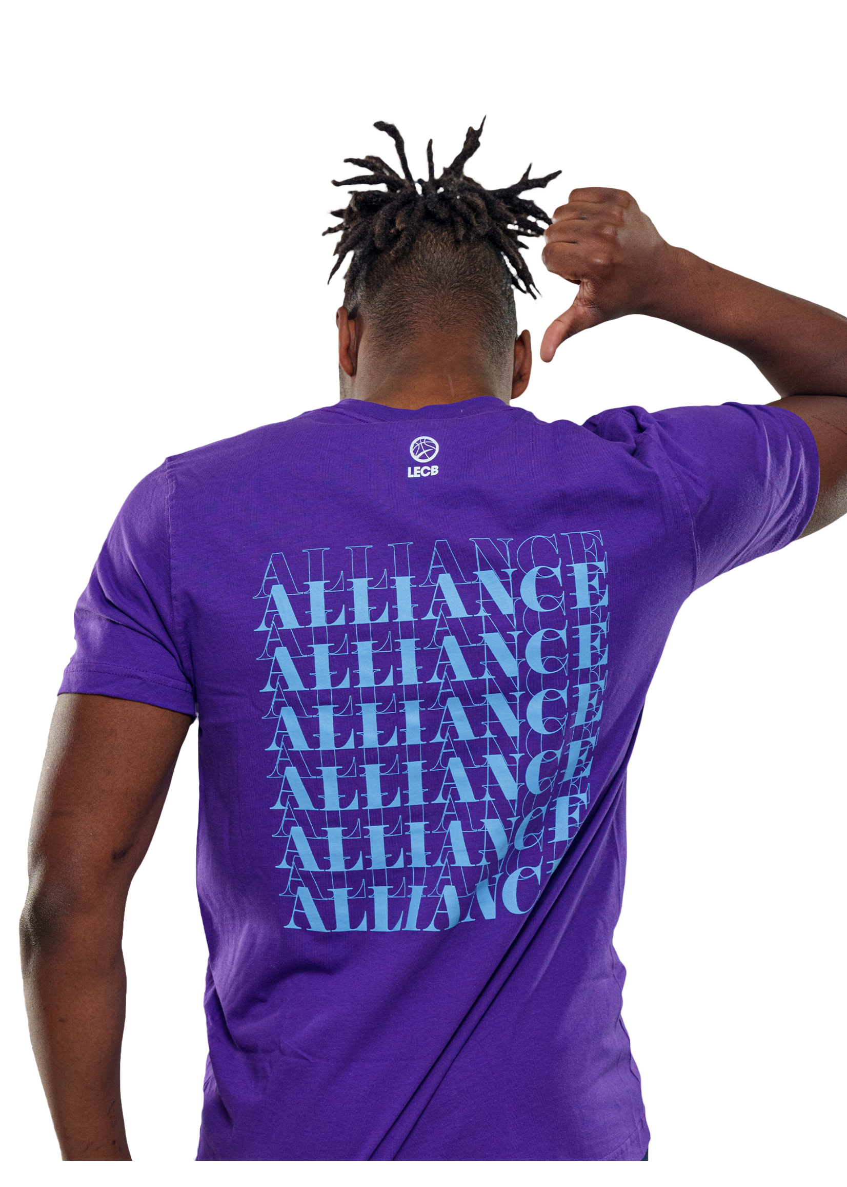 T-shirt avec graphique de l'Alliance de Montréal - Mauve