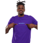 T-shirt avec graphique de l'Alliance de Montréal - Mauve