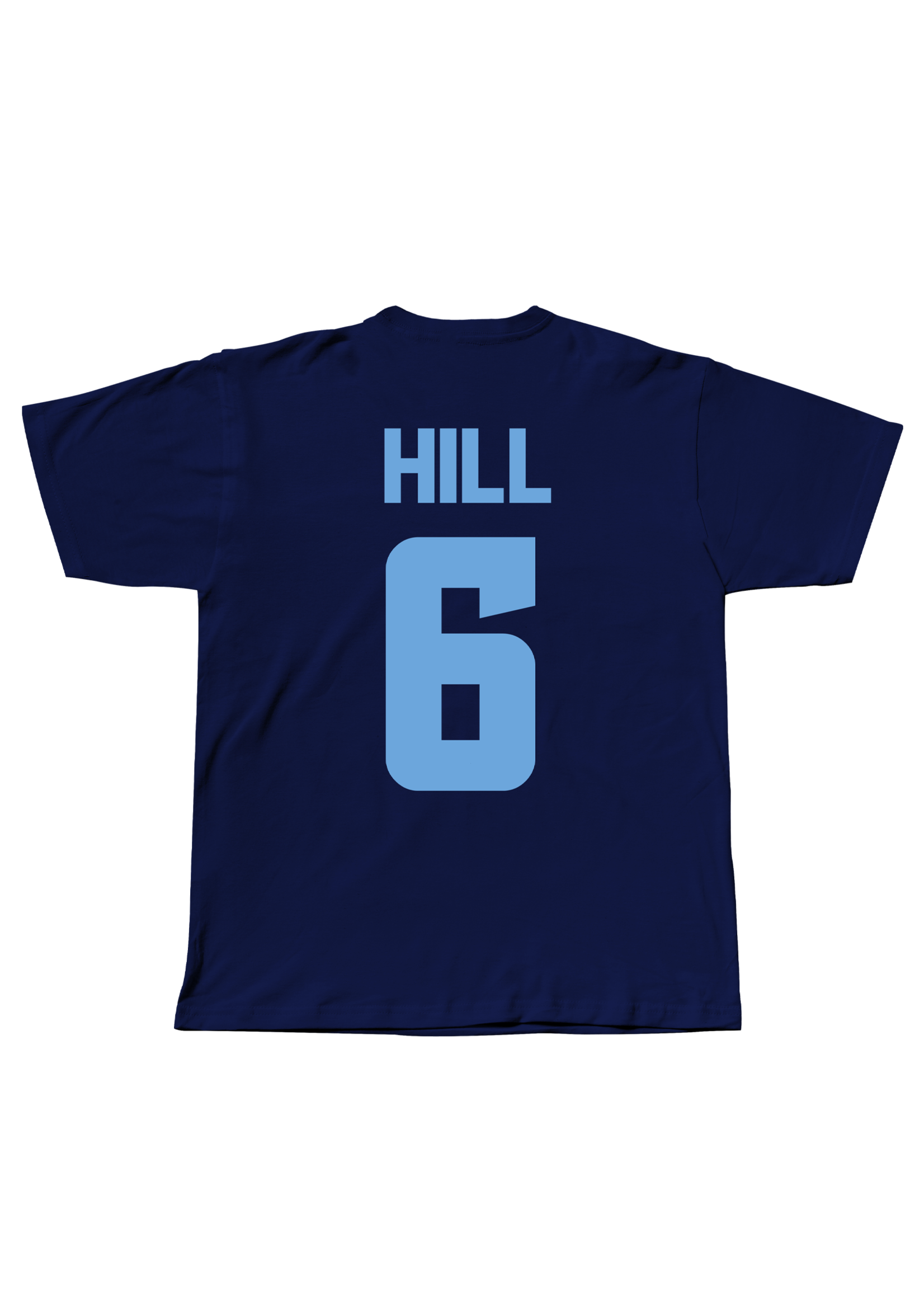 T-Shirt Name & Number, HILL #6
