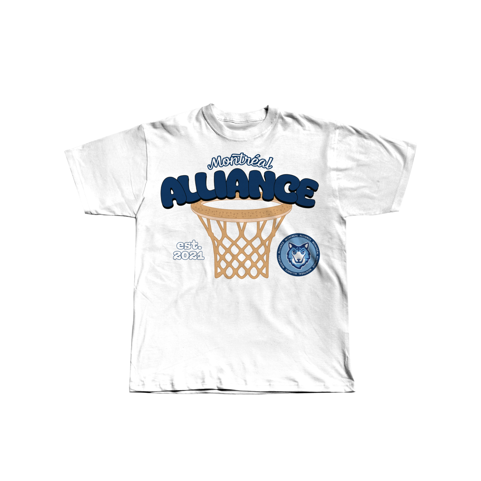 Montréal Alliance Bagel Tee - White