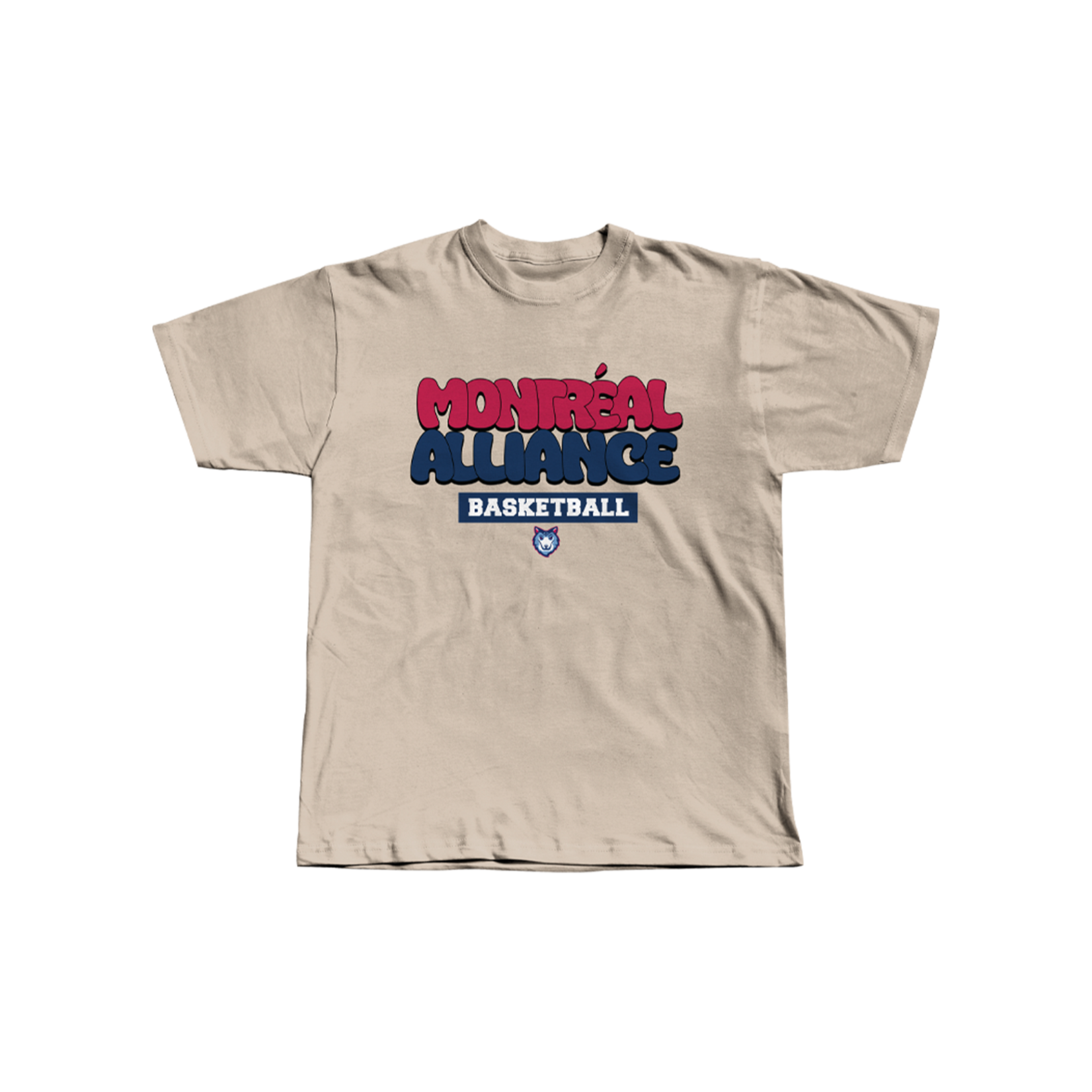 Montréal Alliance Bubble Font Tee - Cream