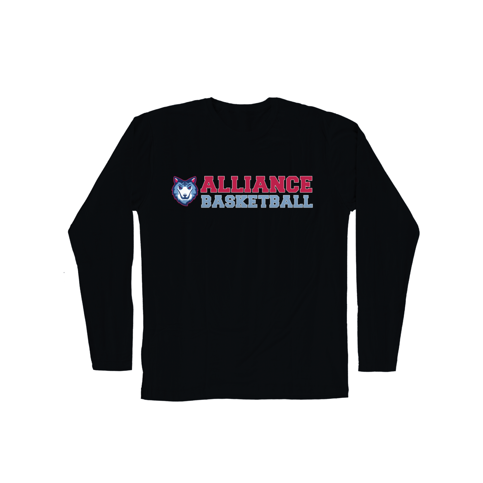 Montréal Alliance College Font Long Sleeve - Black