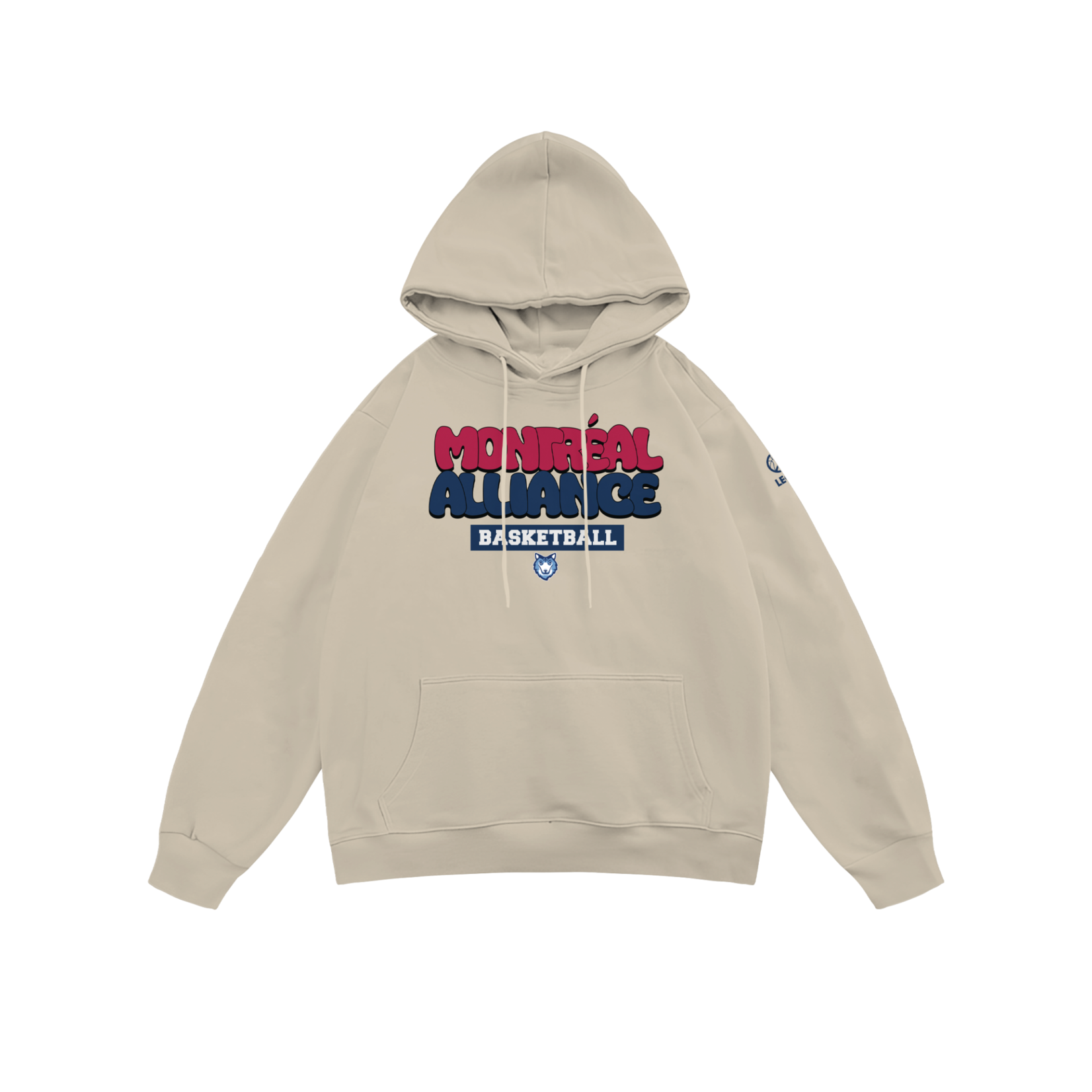 Montréal Alliance Bubble Font Hoodie - Cream