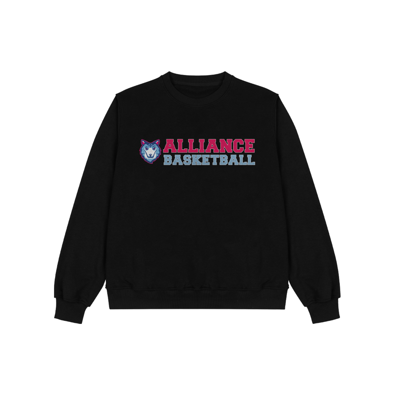 Montréal Alliance College Font Crewneck - Black