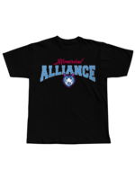T-shirt à l'ancienne de l'Alliance de Montréal - Noir