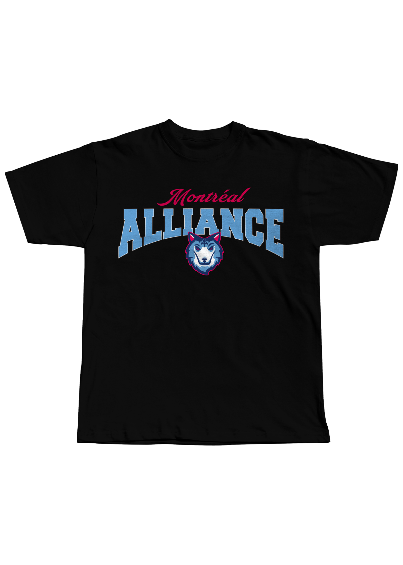 T-shirt à l'ancienne de l'Alliance de Montréal - Noir