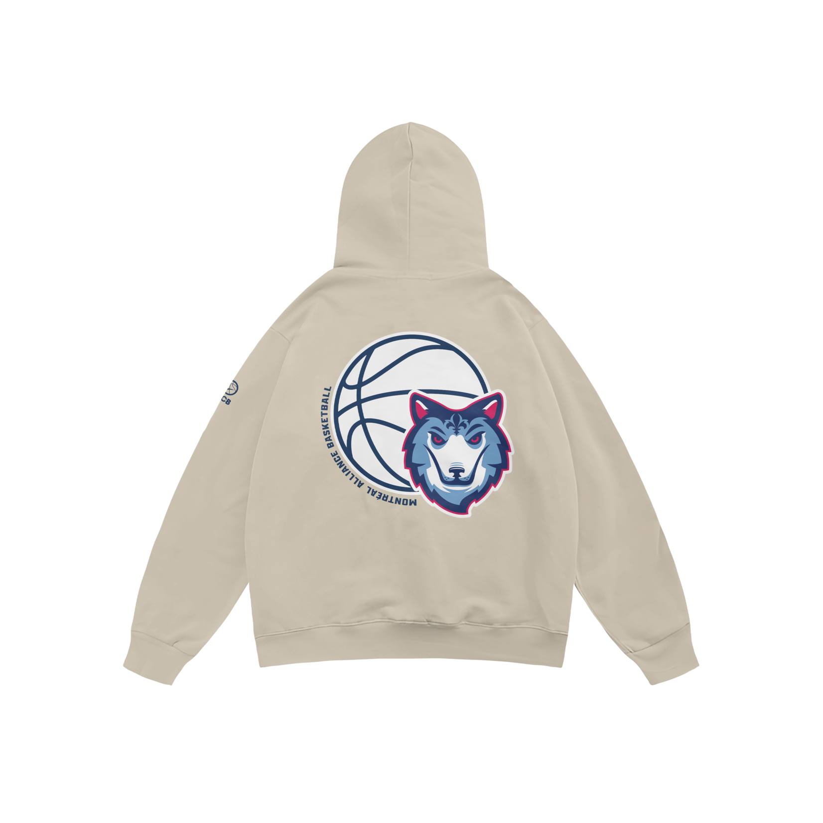 Montréal Alliance Bubble Font Hoodie - Cream