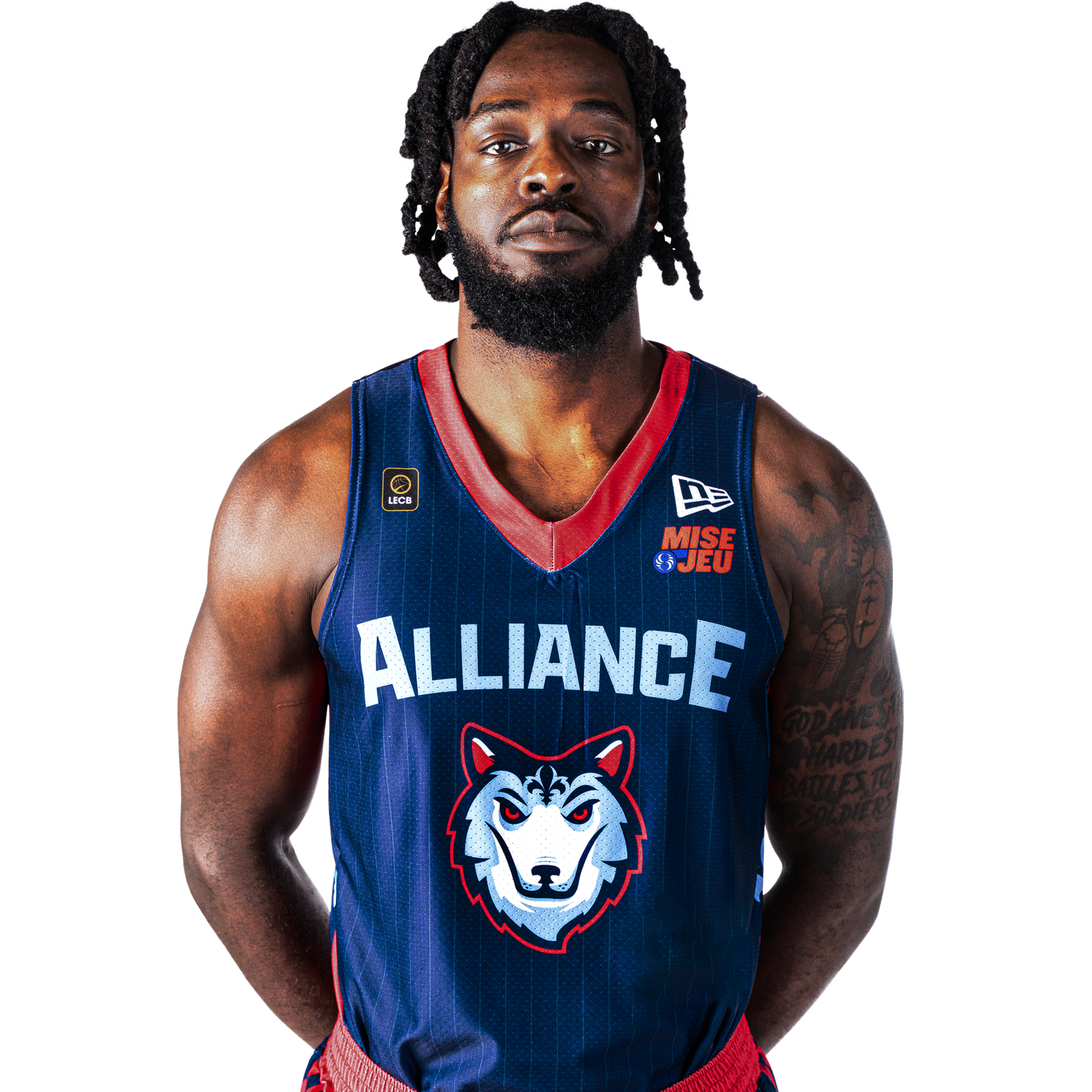 Chandail de match bleu foncé