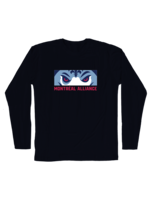 Montréal Alliance Wolf Eyes Long Sleeve Dri-FIT 2025 - Black