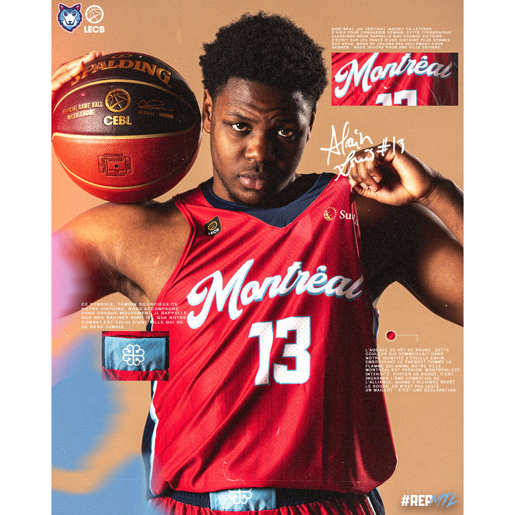 Montréal Alliance Red Jersey 2025 - Conquête