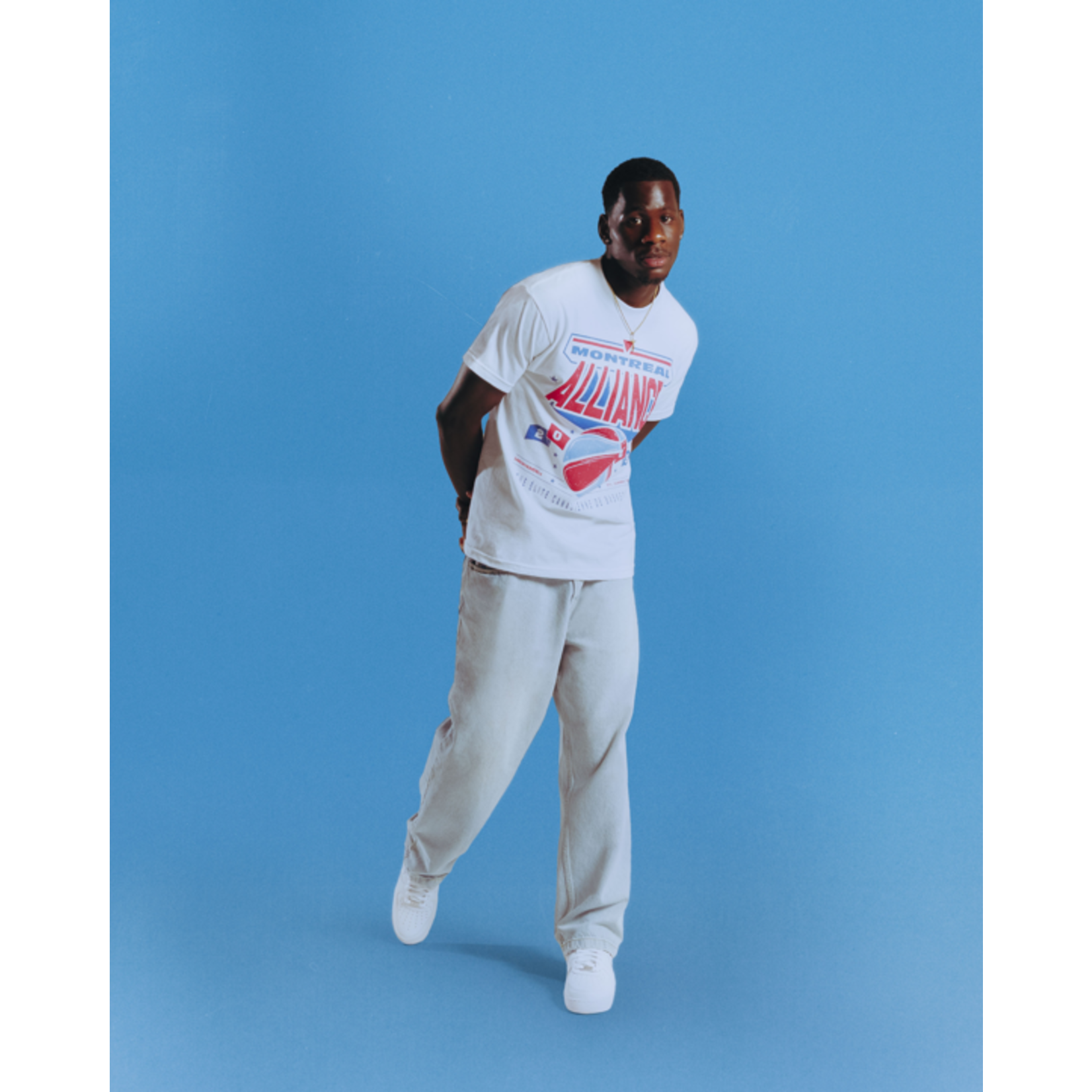 T-Shirt de l'Alliance de Montréal « Groupie » - Blanc