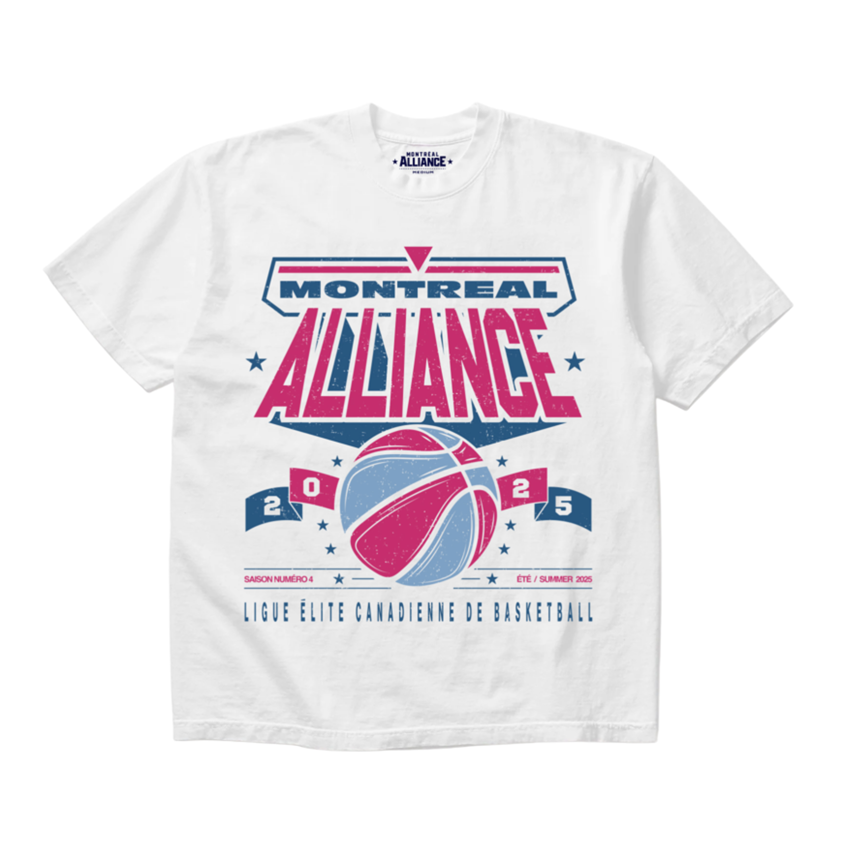 T-Shirt de l'Alliance de Montréal « Groupie » - Blanc