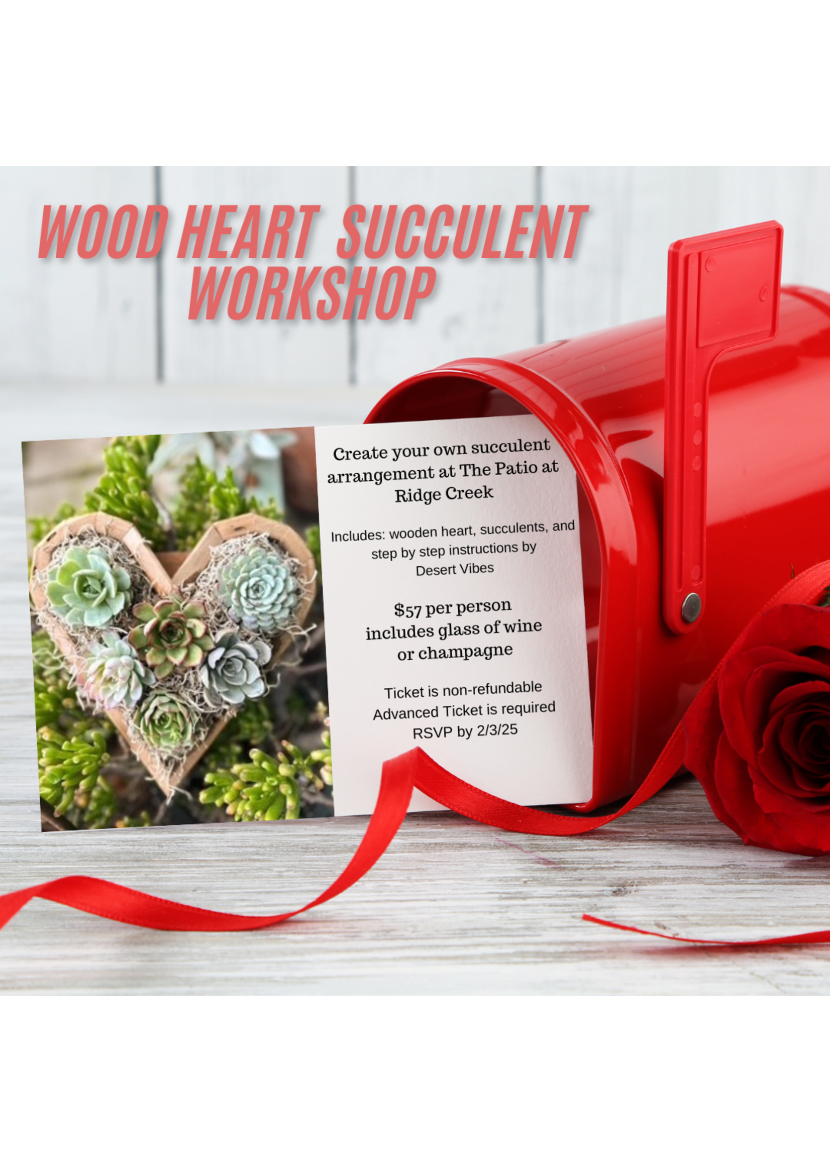 Succulent Workshop - February