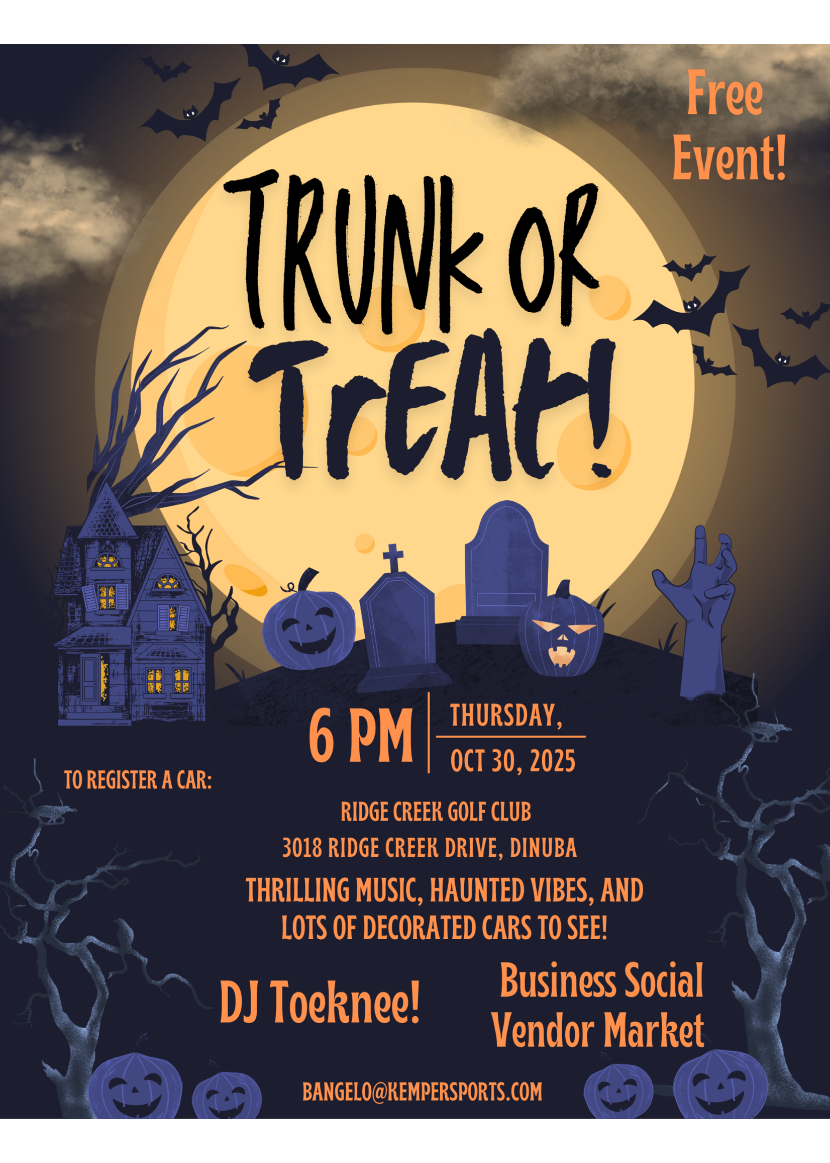 Trunk or Treat Car Registration