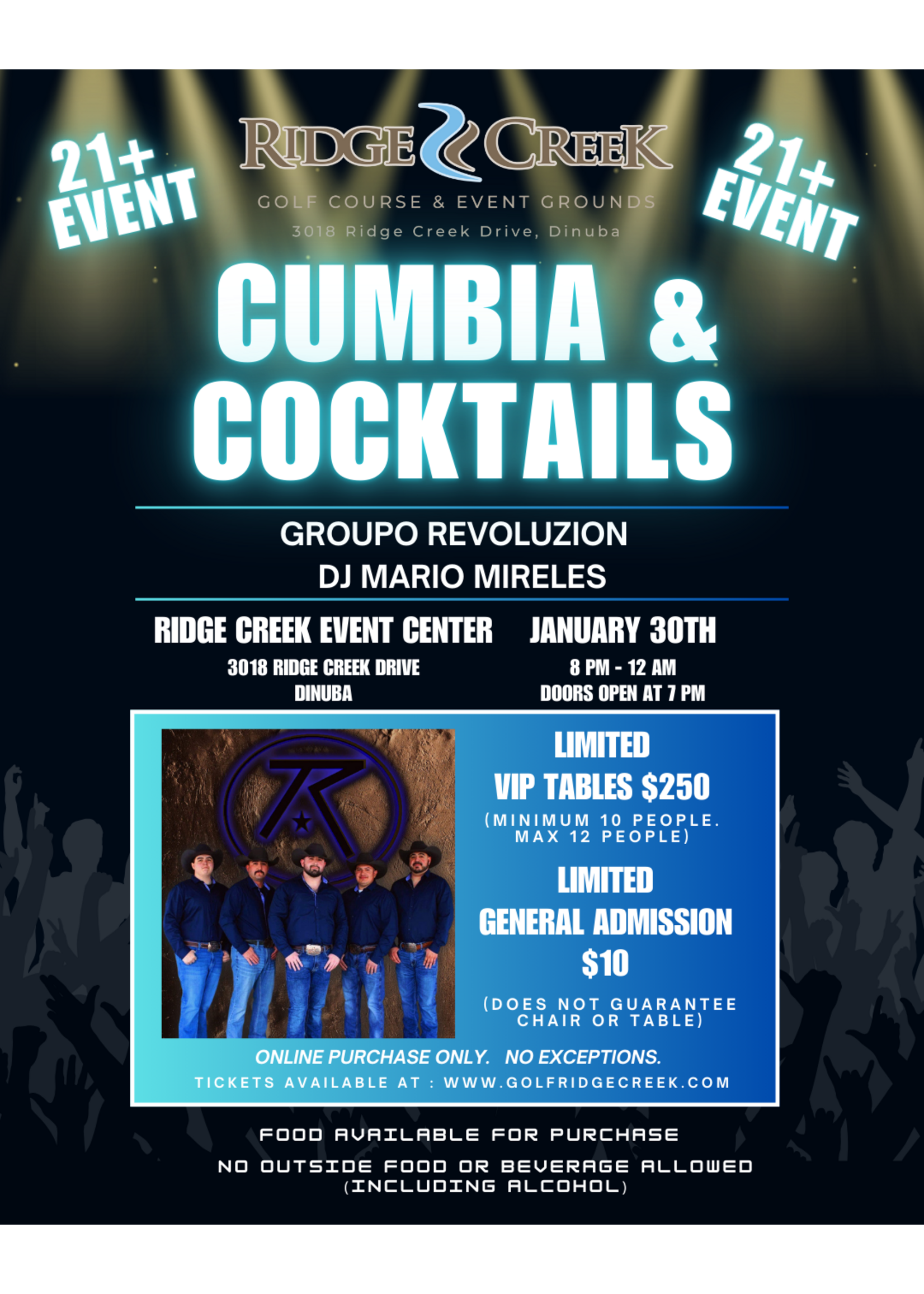 Cumbia & Cocktails - G.A