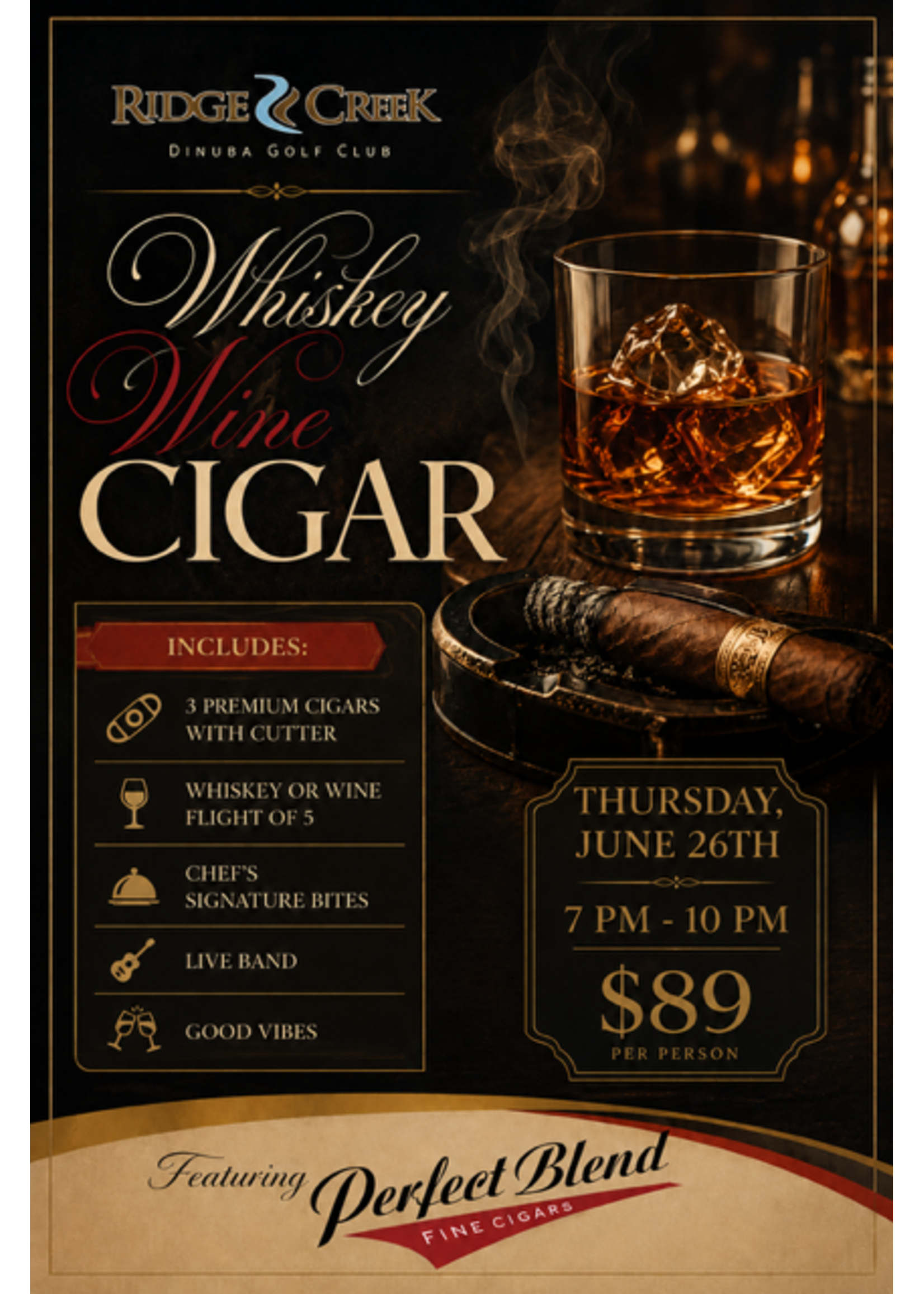 Whiskey & Cigar