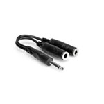 Hosa Hosa YPP-111 Y Cable, 1/4 in TS to Dual 1/4 in TSF