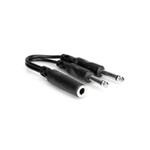 Hosa Hosa YPP-106 Y Cable, 1/4 in TSF to Dual 1/4 in TS