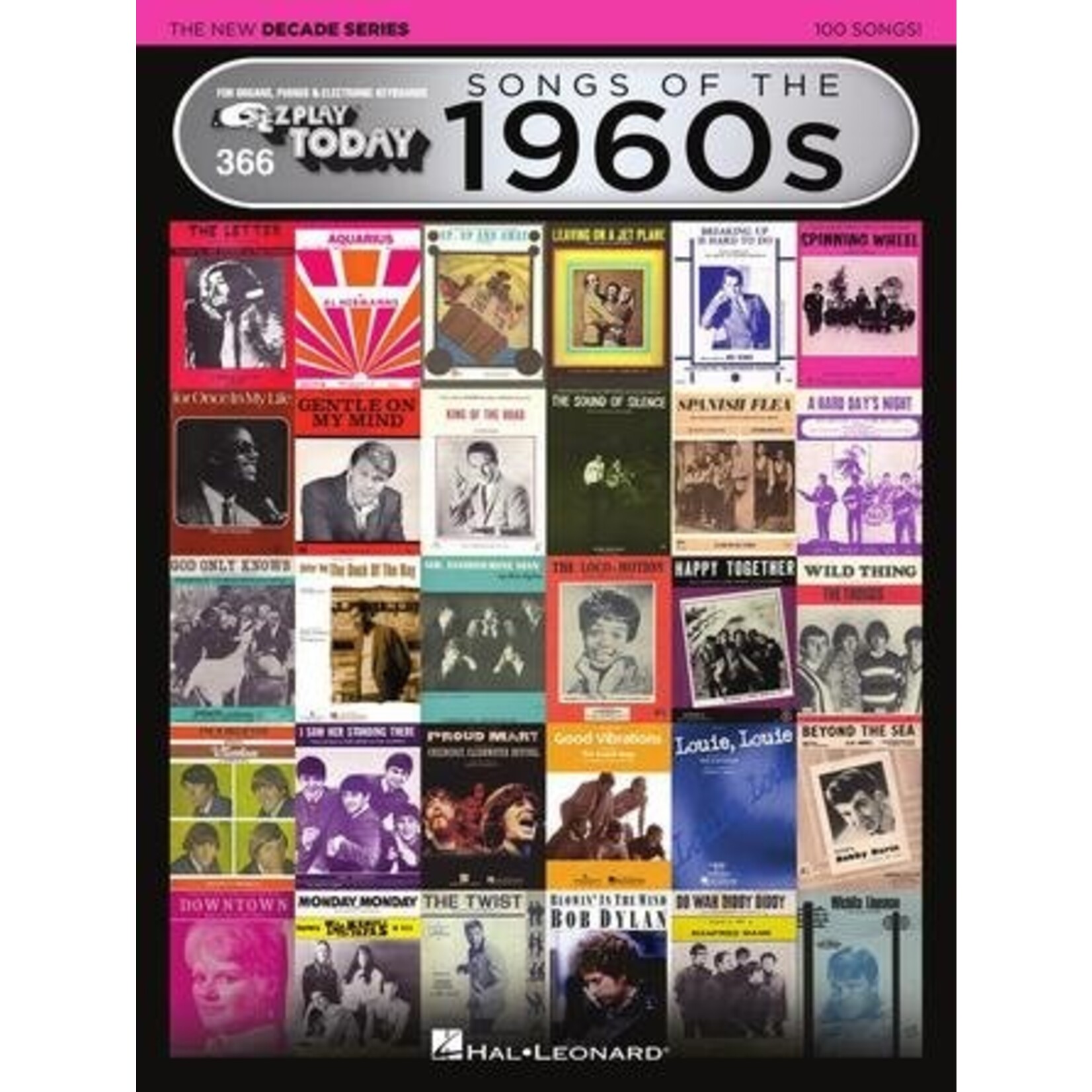 Hal Leonard Songs of the 1960s The New Decades Series E-Z Play Today Volume 366