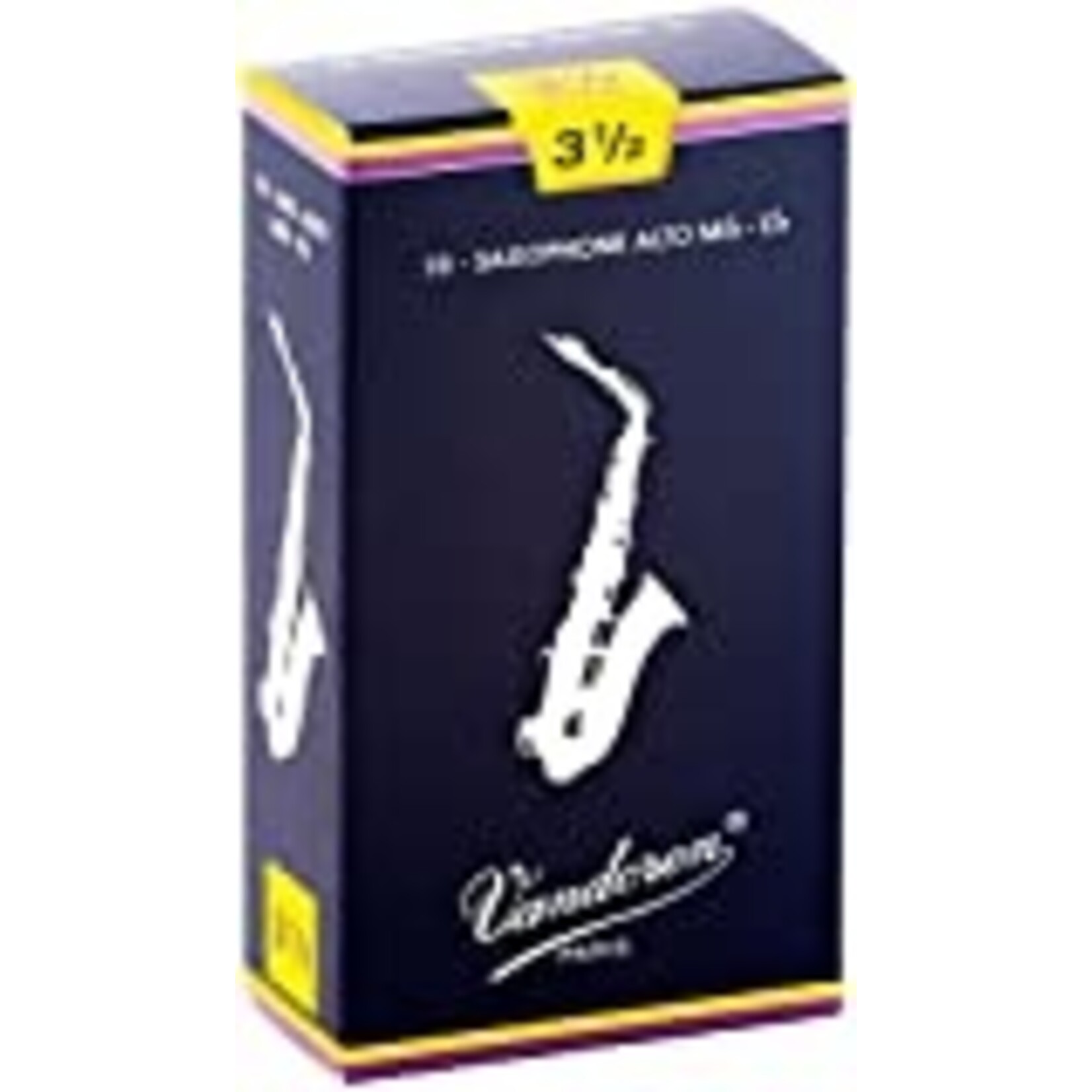 Vandoren Alto Saxophone Reeds No 3.5 - (10 Per Box)