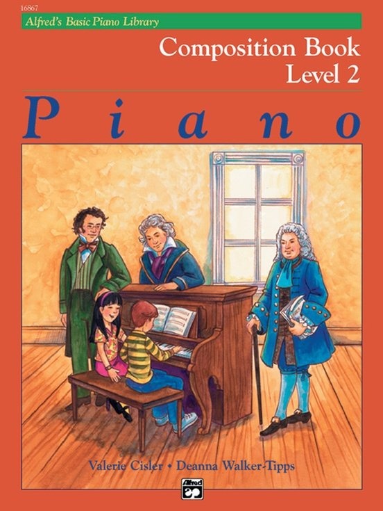 Alfred's Basic Piano Library Composition Book 2