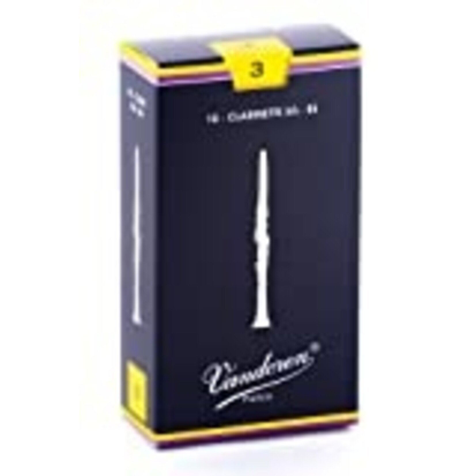 Vandoren CR103 Bb Clarinet Reeds Strength 3 Box of 10