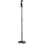 HERCULES Hercules MS201B Ez Grip "H" Base Microphone Stand w/Mic Clip