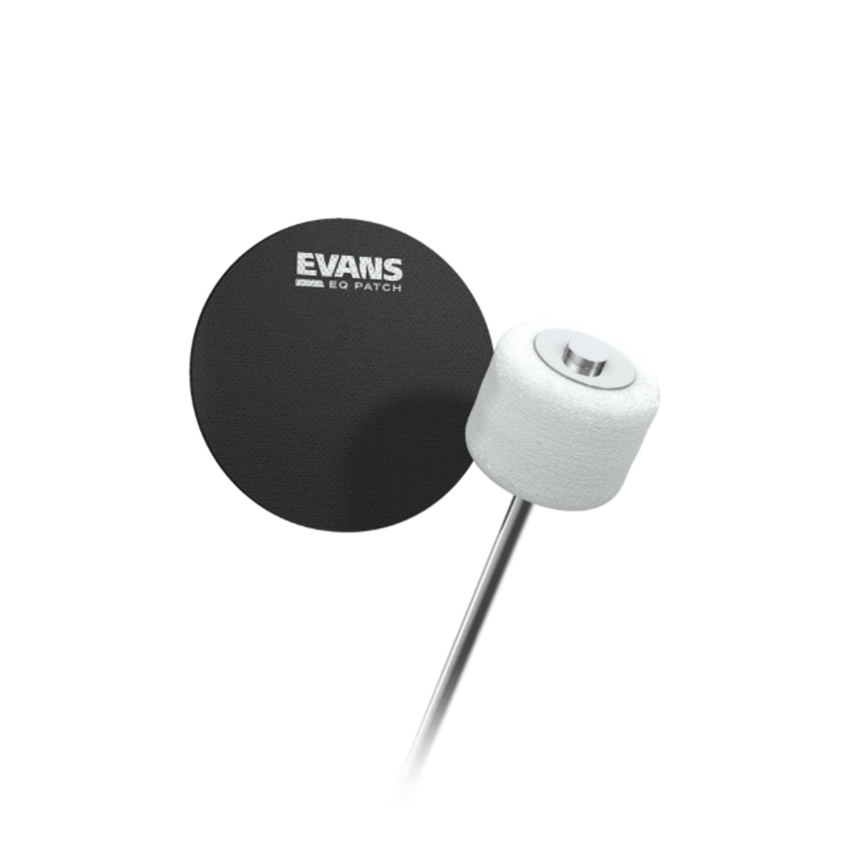 Evans EQ Single Pedal Patch, Black Nylon