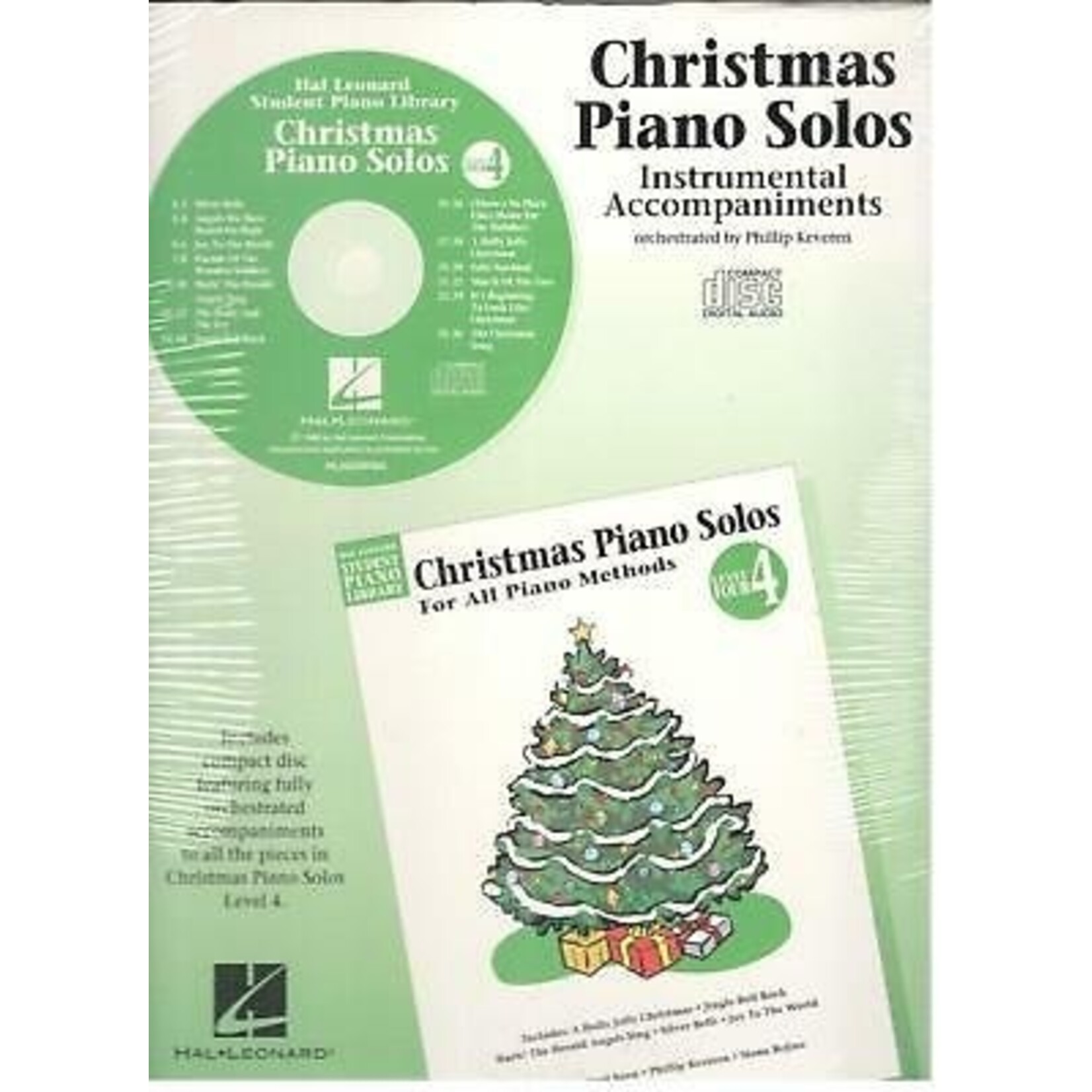 Hal Leonard Student Piano Library Christmas Piano Solos Level 4 Instrumental Accompaniments CD