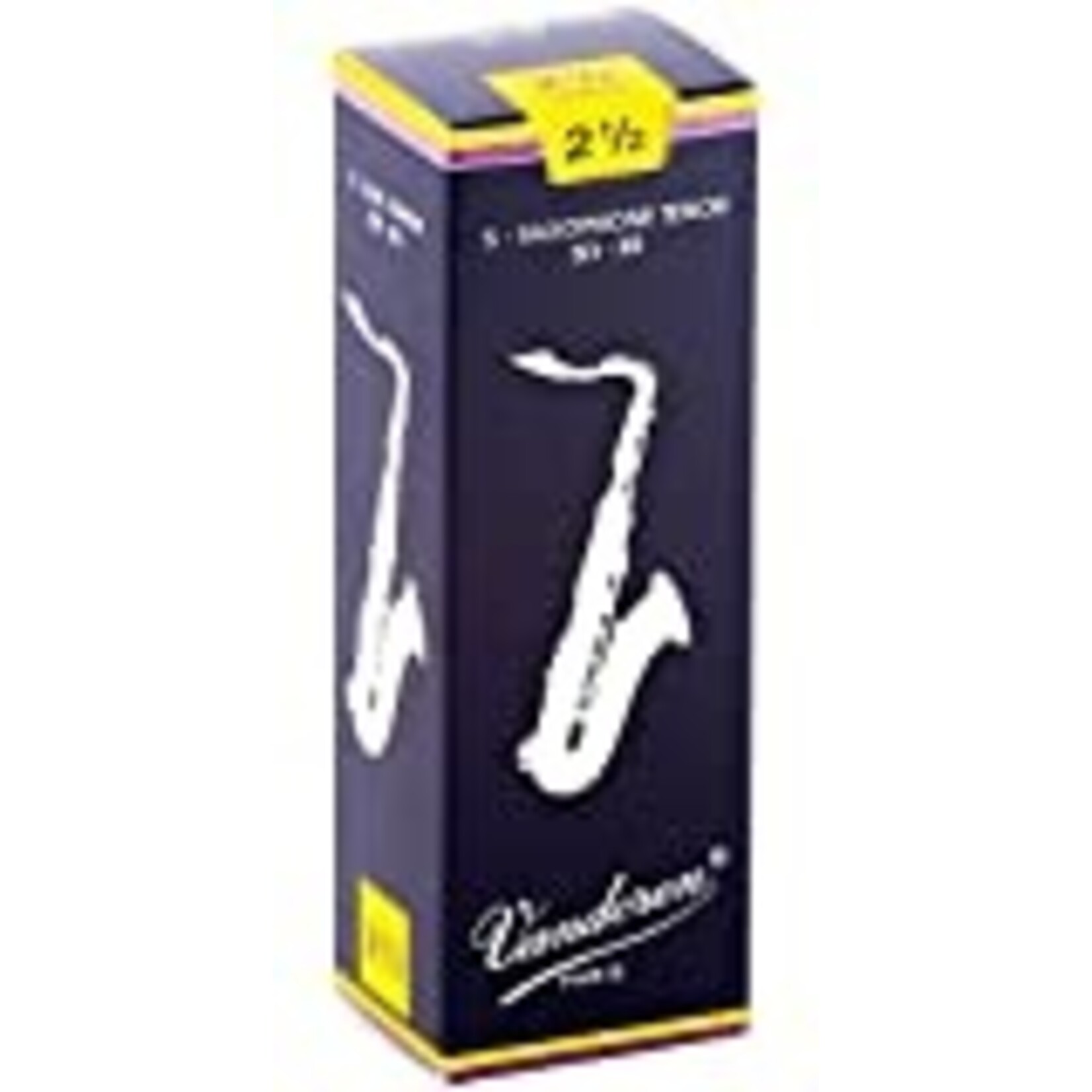 Vandoren Tenor Saxophone Reeds No 2.5 - (5 Per Box)