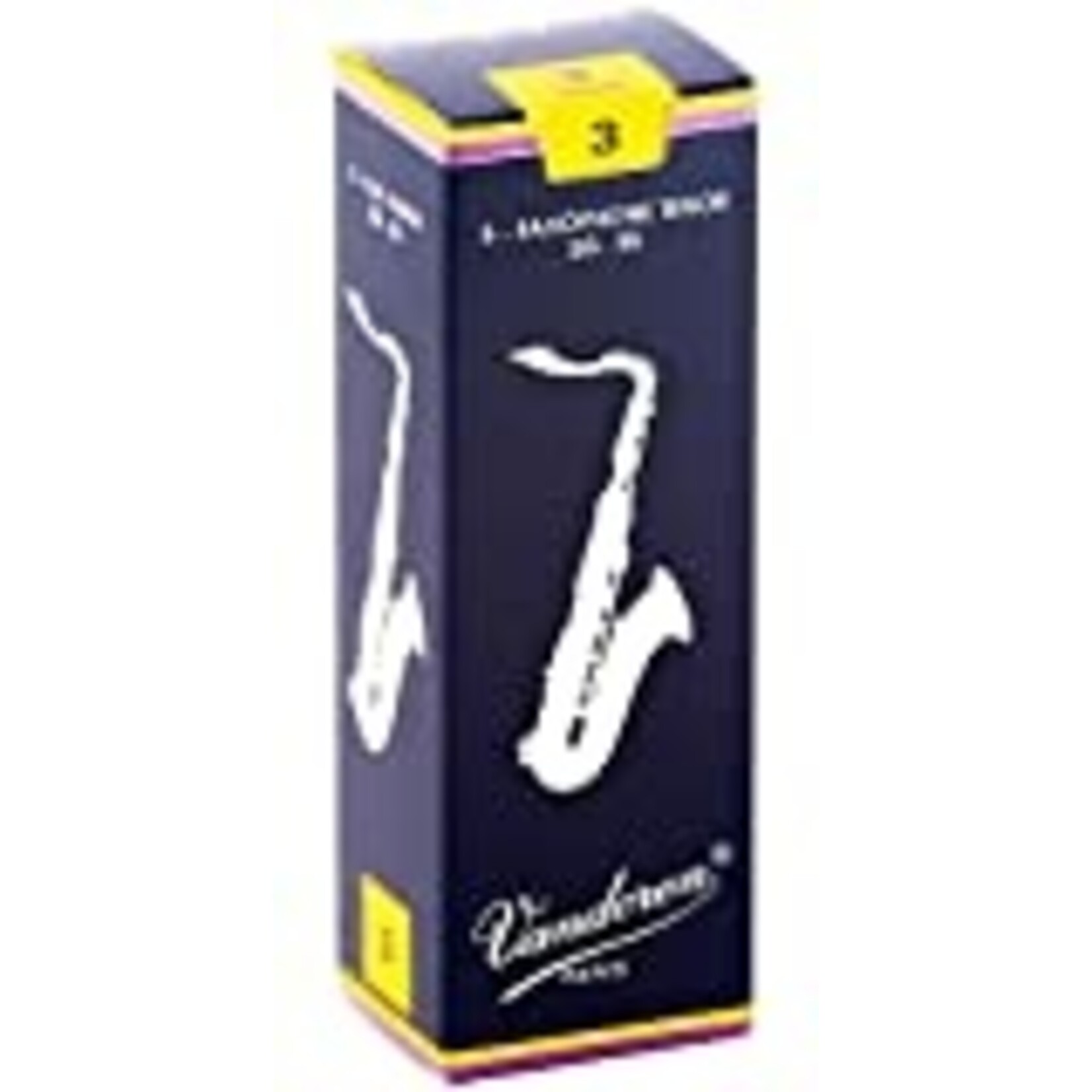 Vandoren Tenor Saxophone Reeds No 3 - (5 Per Box)