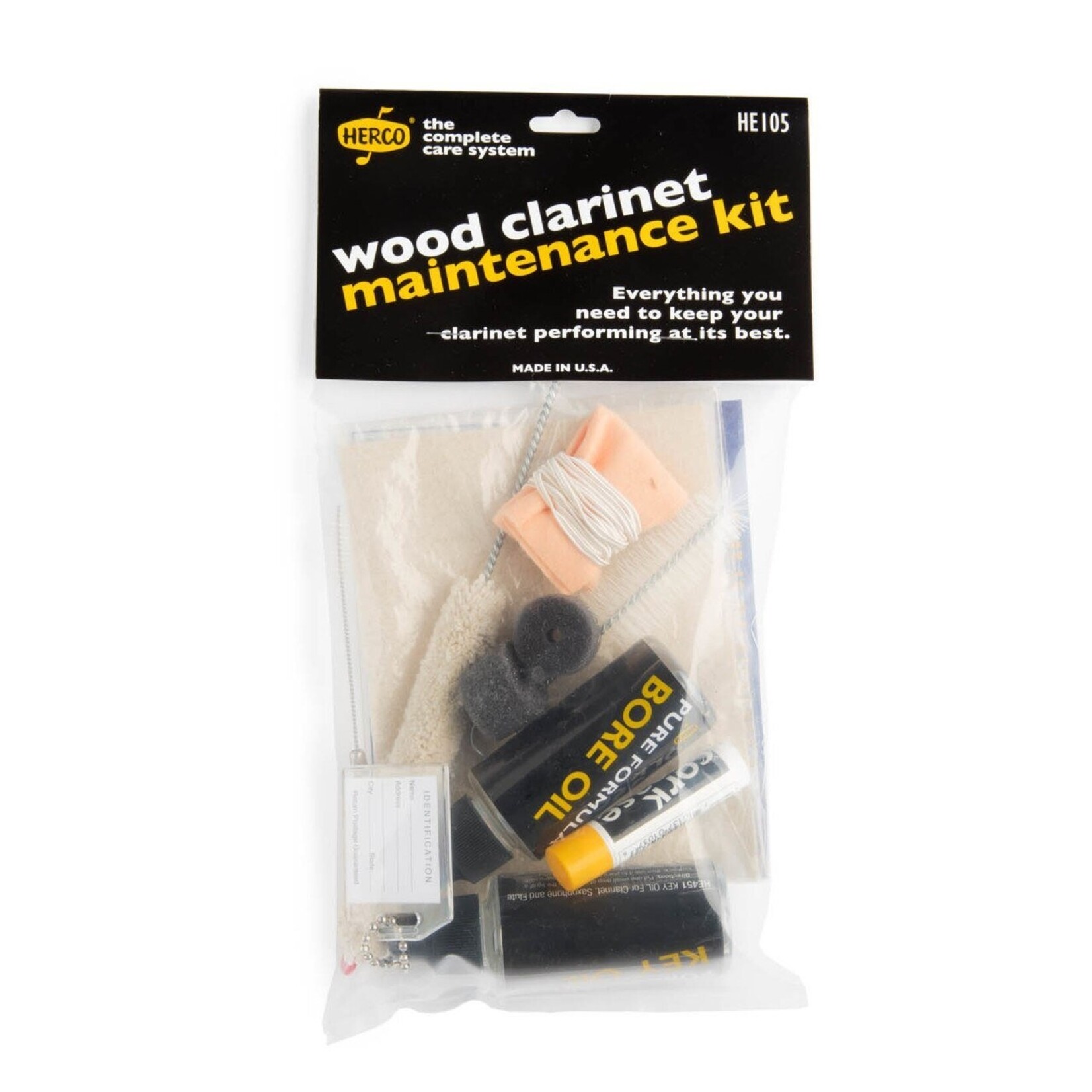 Herco HE105 Wood Clarinet Maintenance Kit