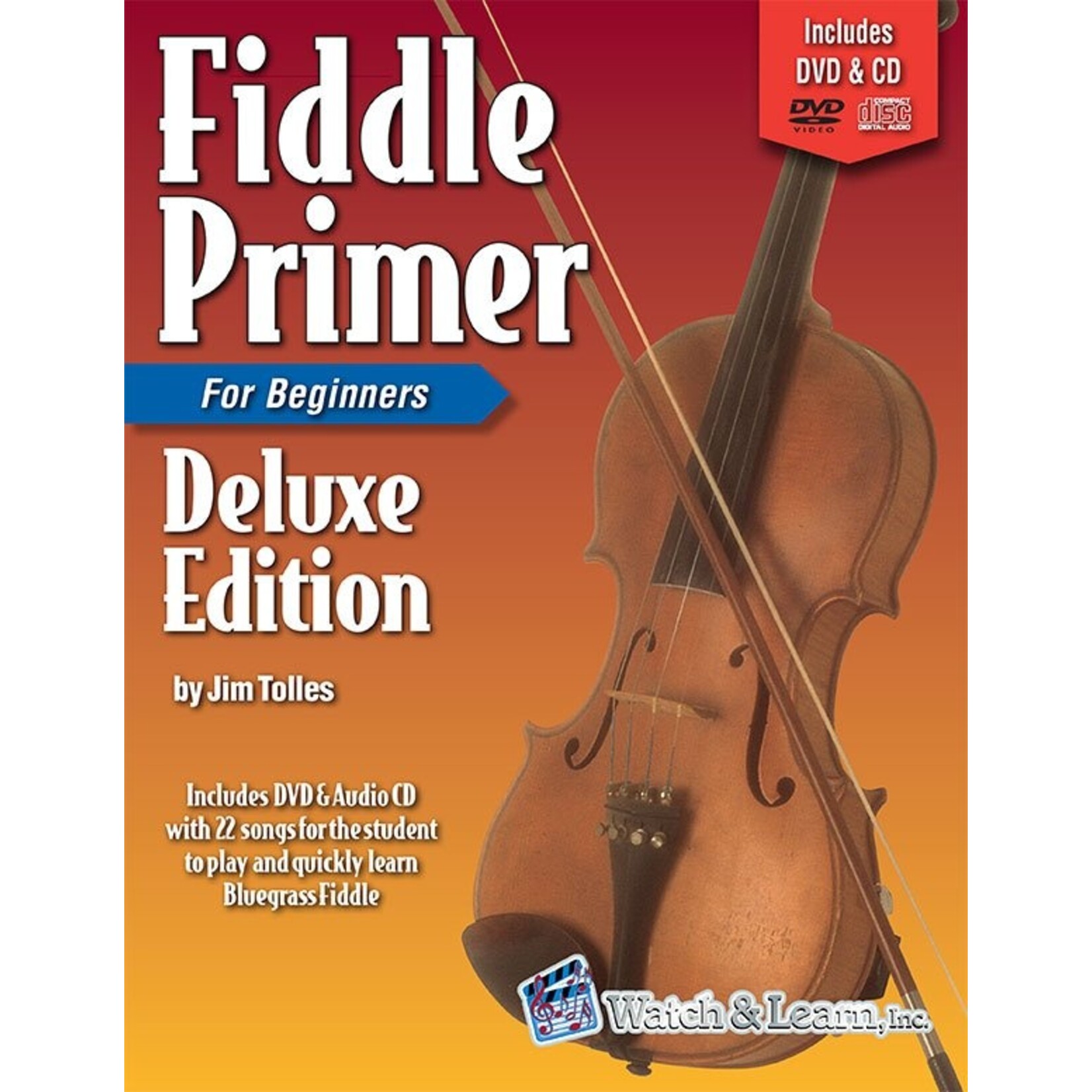 Watch & Learn FIPDE Fiddle Primer Book/DVD/CD For Beginners
