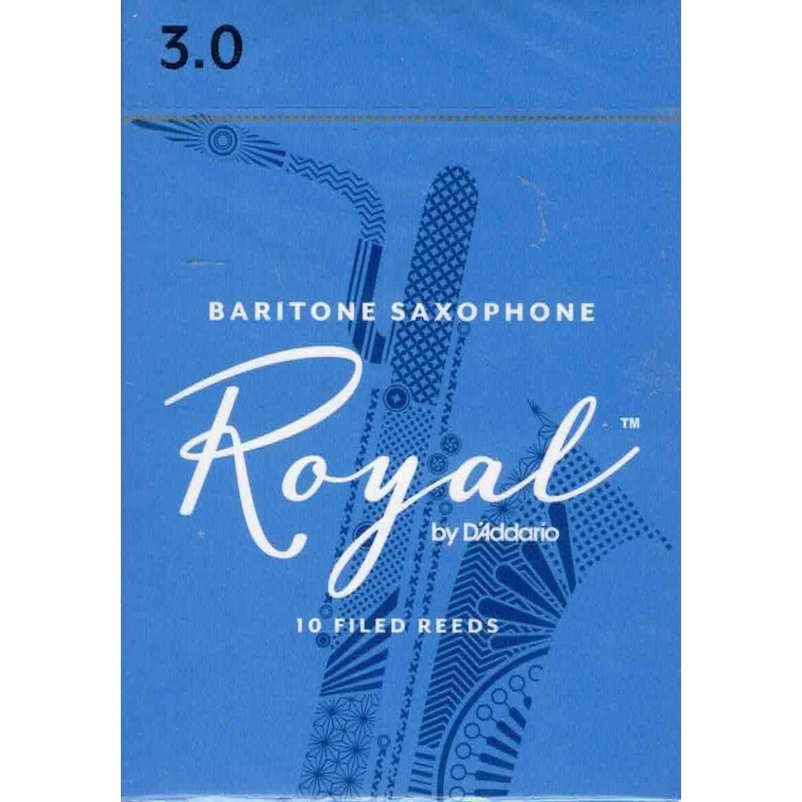 Rico Royal Baritone Sax Reeds Box Of 10 (Strength 3)