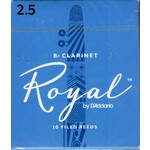 DADDARIO Rico Royal Bb Clarinet Reeds Box of 10(2.5 Strength)