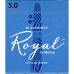 DADDARIO Rico Royal Bb Clarinet Reeds Box of 10(3 Strength)