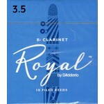 DADDARIO Rico Royal Bb Clarinet Reeds Box of 10(3.5 Strength)