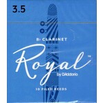 D'Addario Royal by D'Addario Bb Clarinet Reeds Box of 10(3.5 Strength)