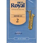 DADDARIO Rico Royal RLB1020 Baritone Sax Reeds Box Of 10 (Strength 2)