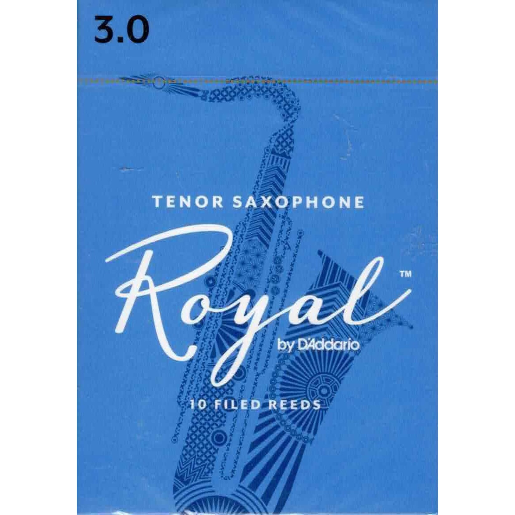 Royal by D'Addario Tenor Sax Reeds Box Of 10 (Strength 3)