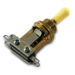WD Music WD Music Switchcraft And WD Custom 3 Position Short Frame Toggle Switch - Gold