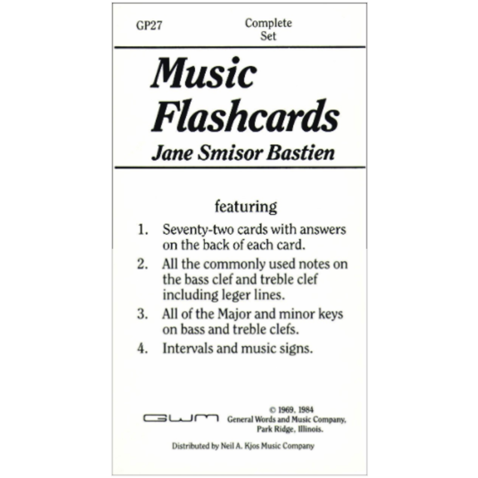 Bastien Flash Cards