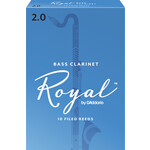 D'Addario Royal by D'Addario Bass Clarinet Reeds Strength 2 10-pack