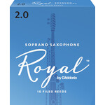 D'Addario Royal by D'Addario Soprano Sax Reeds, Strength 2, 10-pack