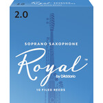 D'Addario Woodwinds Royal by D'Addario Soprano Sax Reeds, Strength 2, 10-pack