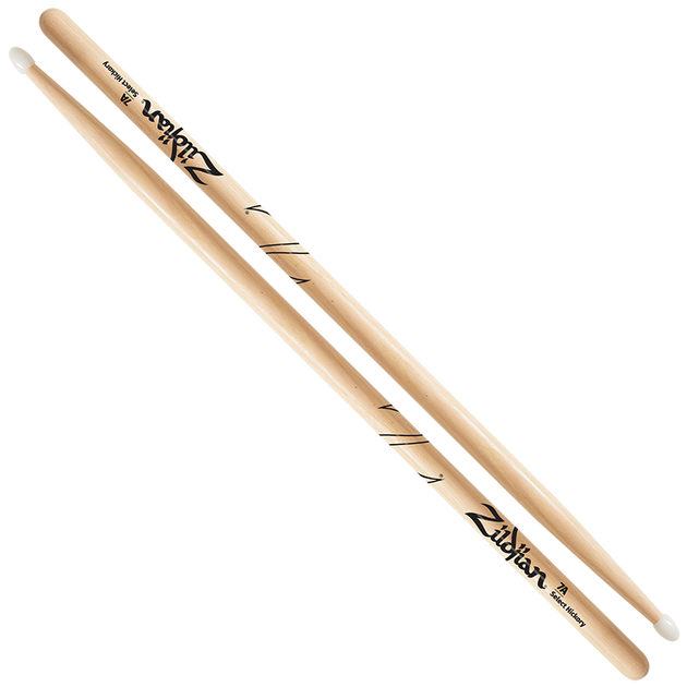 Zildjian Select Hickory 7AN Nylon Tip Drumsticks